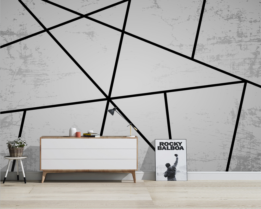 3D Wallpaper Geometric Abstract Marble SKU# WAL0300